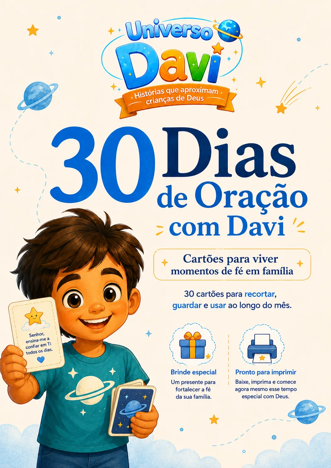 Capa: 30 Dias de Oração com Davi